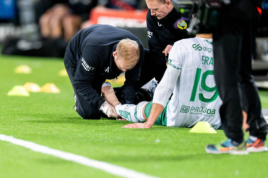 Hammarbys Jusef Erabi får vård