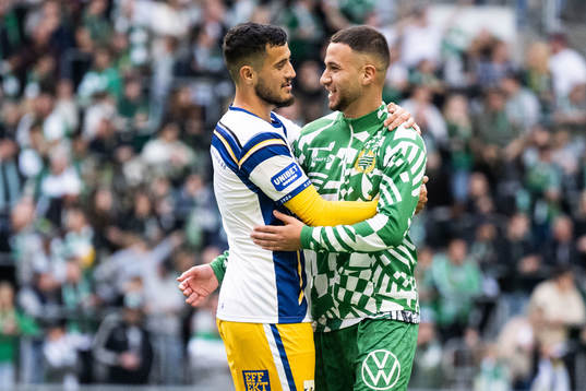 IFK Göteborgs Astrit Selmani och Hammarbys Abdelrahman