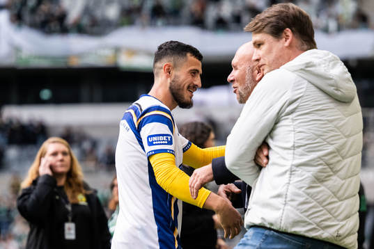 IFK Göteborgs Astrit Selmani och Hammarbys sportchef