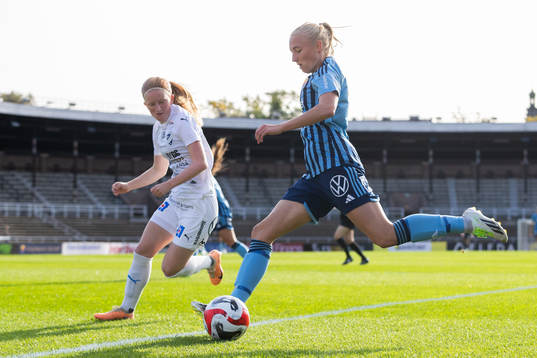 Kalmars Vera Andersson och Djurgårdens Stinalisa Johansson