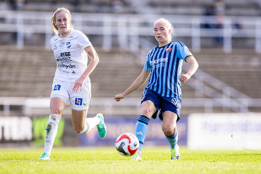 Kalmars Sofia Olsson och Djurgårdens Stinalisa Johansson