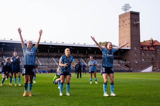 Djurgårdens Lova Lundin, Tilde Lindwall och Julia