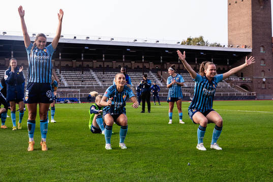 Djurgårdens Lova Lundin, Tilde Lindwall och Julia