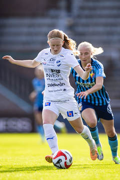 Kalmars Vera Andersson och Djurgårdens Stinalisa Johansson