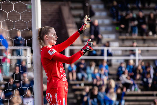 Kalmars målvakt Laura Frederikke Worsøe Nielsen