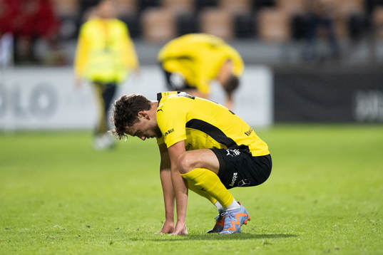 Mjällbys Colin Rösler deppar