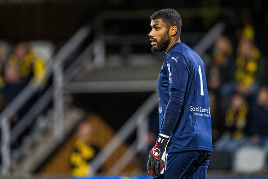 Värnamos målvakt Jonathan Ursin Rasheed