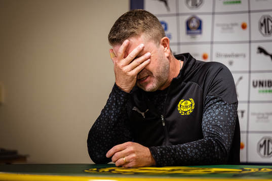 Mjällbys tränare Anders Torstensson deppar