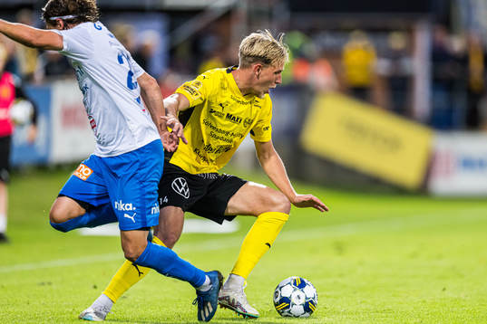 Mjällbys Herman Johansson och Värnamos Simon Thern