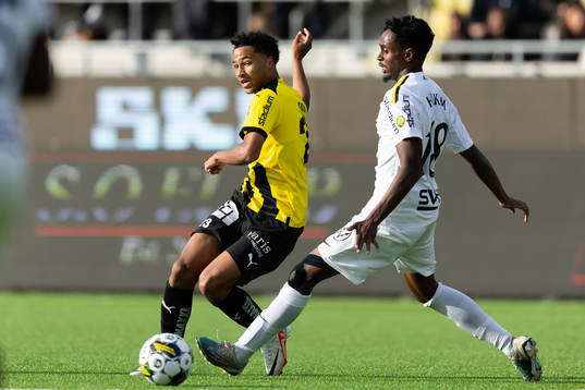 Häckens Momodou Lamin Sonko och AIKs Abdihakin Ali