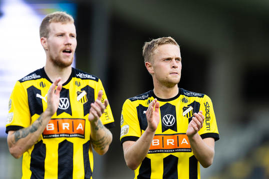 Häckens Simon Gustafson och Tomas Olai Totland