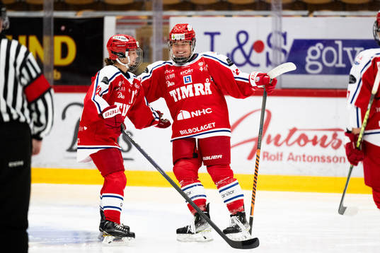 Timrås Jessica Vonruden jublar