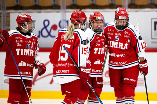 Timrås Jessica Vonruden jublar