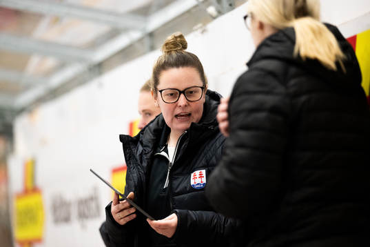 Timrås tränare Shannon Douglas