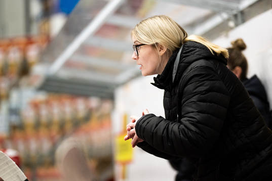 Timrås assisterande tränare Hanna Lindström
