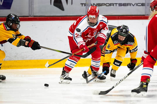 Timrås Jessica Vonruden och Luleås Hedvig Sturk