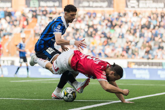 Sirius Wessam Abou Ali och Degerfors Abdelkarim Mammar