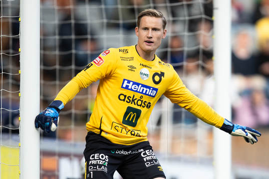 Degerfors målvakt Sondre Lovseth Rossbach