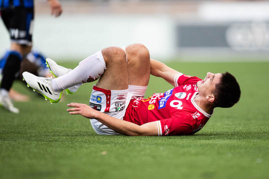 Degerfors Seid Korac har ont