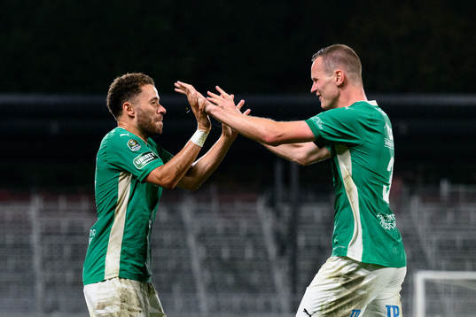 Jönköpings Södras Malkolm Moenza och Alexander Berntsson