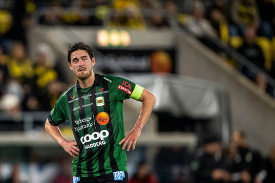 Varbergs Robin Tranberg deppar