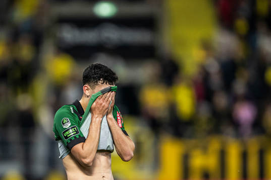 Varbergs Dion Krasniqi deppar