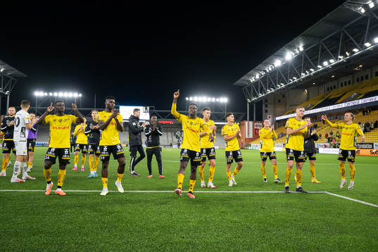 Elfsborgs spelare jublar