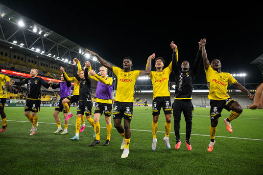 Elfsborgs spelare jublar