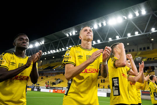 Elfsborgs Michael Baidoo, Sebastian Holmen jublar