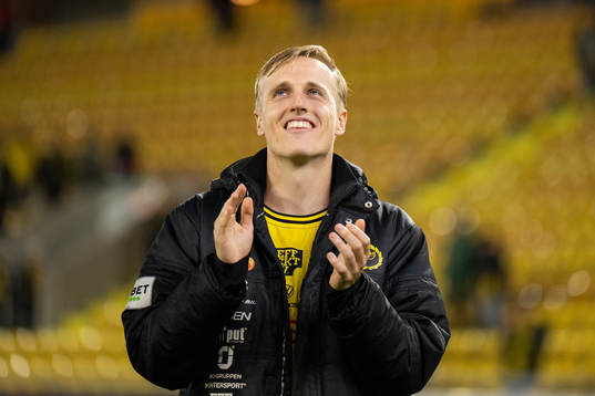 Elfsborgs Jeppe Møldrup Okkels jublar
