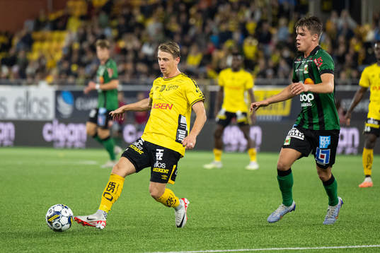 Elfsborgs Simon Hedlund och Varbergs Victor Karlsson