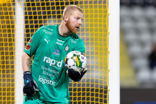 AFC Eskilstunas målvakt Nick Wolters