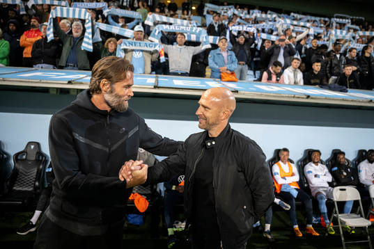 Brommapojkarnas tränare Olof Mellberg och Malmö FFs