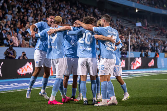Malmö FFs Derek Cornelius jublar