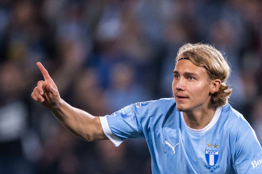 Malmö FFs Sebastian Nanasi jublar