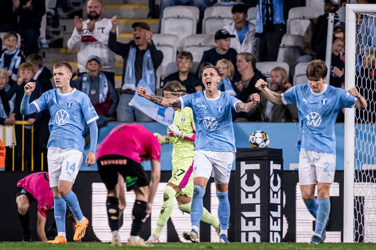 Malmö FFs Søren Rieks jublar