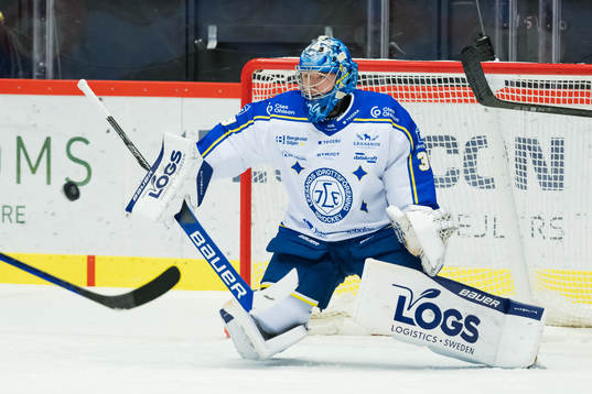 Leksands målvakt Filip Larsson