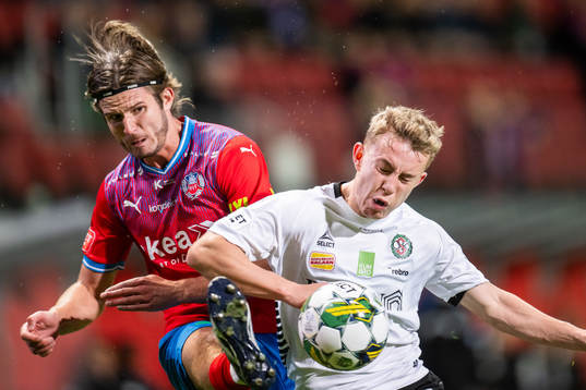 Helsingborgs Wilhelm Loeper och Örebros Valgeir Valgeirsson