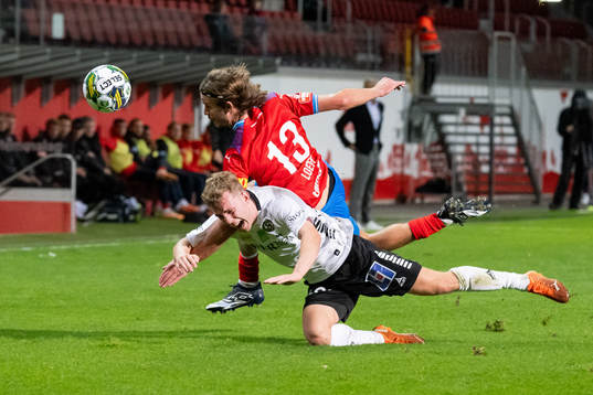 Helsingborgs Wilhelm Loeper och Örebros Valgeir Valgeirsson