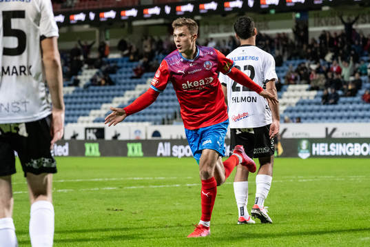 Helsingborgs Erik Ring jublar