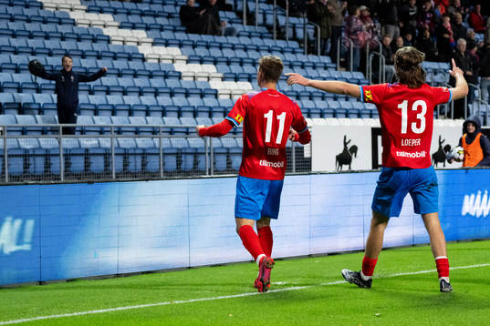 Helsingborgs Erik Ring jublar