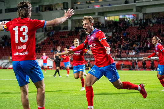 Helsingborgs Erik Ring jublar