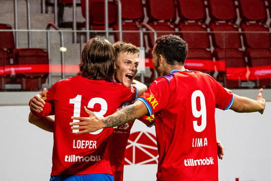 Helsingborgs Erik Ring jublar