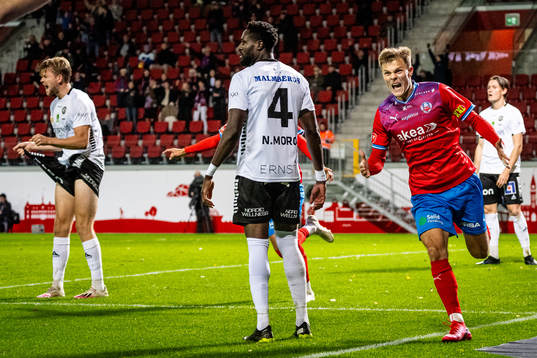 Helsingborgs Erik Ring jublar
