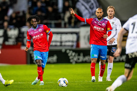 Helsingborgs Benjamin Acquah och Sumar Almadjed