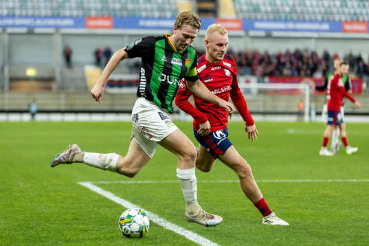 GAIS August Wängberg och Östers Adam Bergmark Wiberg