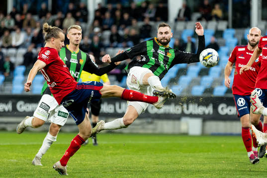 GAIS Axel Norén och Östers Jesper Jonasson Westermark