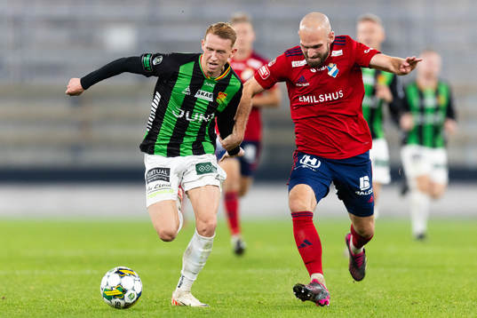 GAIS Julius Lindberg och Östers Sebastian Hedlund