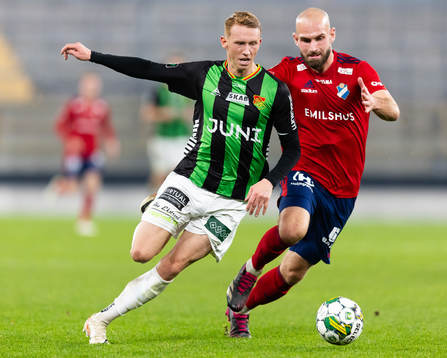 GAIS Julius Lindberg och Östers Sebastian Hedlund