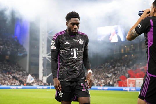 Alphonso Davies of Bayern Munich